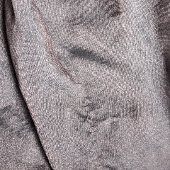 Final Price Adrianna Papell Occasions Long Irri Tiered Chiffon Petal Dress Brown - Picture 14 of 15